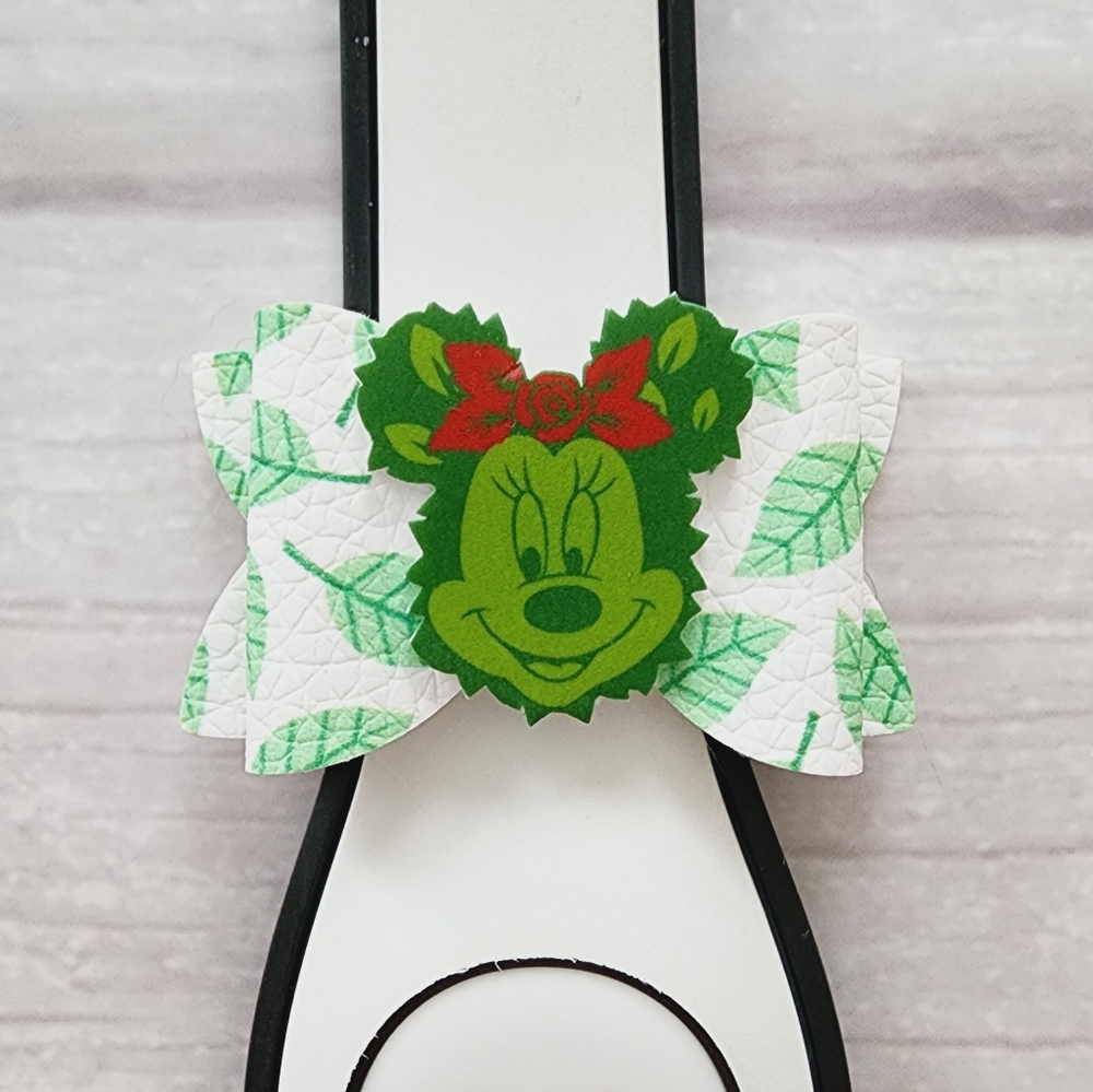 Topiary Minnie Magic Band Bow